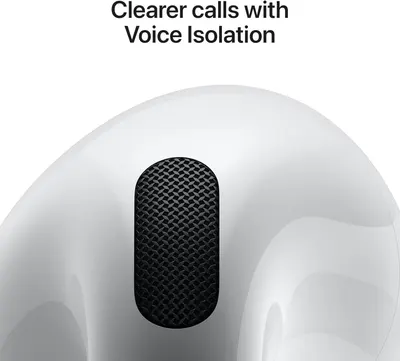 Communicates that the product delivers clearer phone calls through advanced voice isolation technology, reassuring shoppers of superior audio quality.