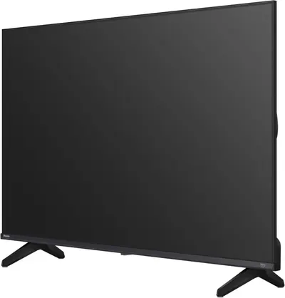 Provides a clean, catalog-style view of the television product to show its physical appearance and design without distractions.