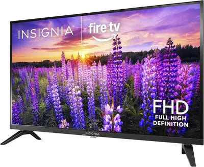Communicates the TV's Full High Definition display quality to reassure shoppers of clear, high-resolution viewing experience.