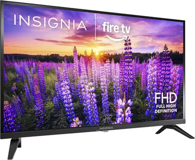 Communicates the brand collaboration between INSIGNIA and Fire TV, while showcasing the Full High Definition display quality to help shoppers understand the product's brand identity and key…