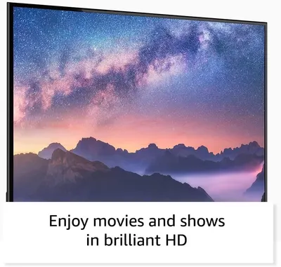 Communicates the TV's high-definition picture quality with a stunning visual example, reassuring shoppers they'll enjoy vivid, brilliant viewing experiences.