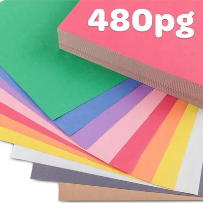 Communicates the total quantity of paper sheets included in the product to help shoppers understand the value and volume they are purchasing. Shows the variety of colored paper sheets included in…