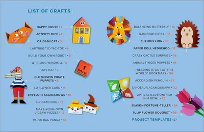This image showcases the brand's complete product line of 27 different craft projects, helping shoppers understand the variety and range of creative activities included in the product.