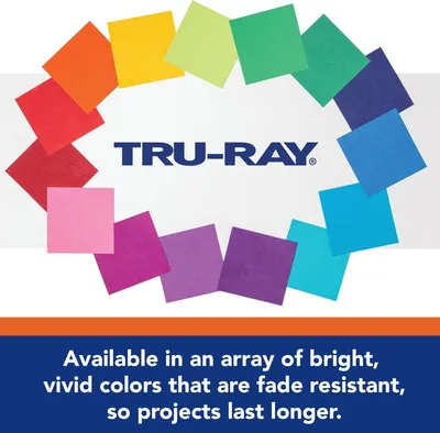 Communicates that the product is available in bright, fade-resistant colors that ensure projects last longer, reassuring shoppers about durability and color quality.