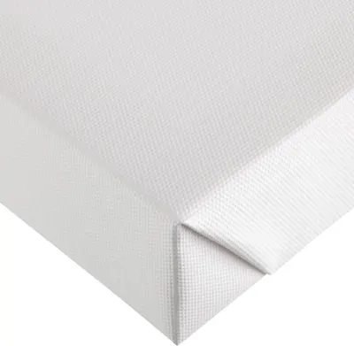 Provides a clean, catalog-style view of the mattress protector or fitted sheet on a white background, allowing shoppers to see the product's texture and fit without distractions.