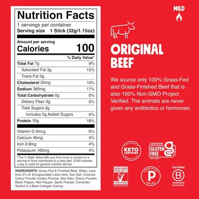 Communicates multiple product benefits and certifications to reassure shoppers about quality, sourcing, and dietary compatibility across several distinct claims.