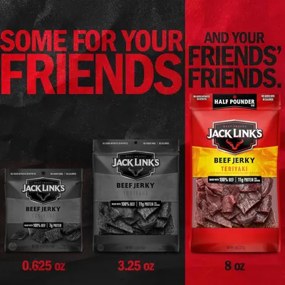 Displays the brand's product portfolio with three different size options (0.625 oz, 3.25 oz, and 8 oz) to help shoppers choose the right package size and emphasize the shareability of the product.