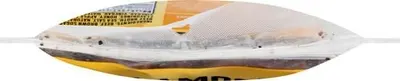 Provides a clear, distraction-free view of the inflatable boat product from the side to show its shape, color, and overall design.