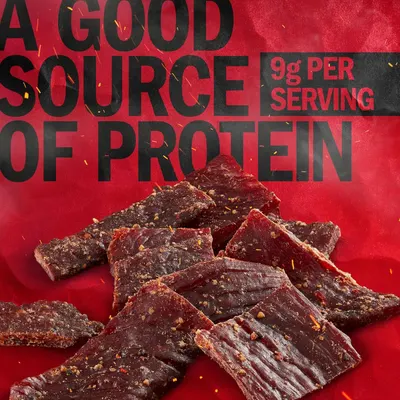 Highlights the product's high protein content (9g per serving) to appeal to health-conscious shoppers and those seeking nutritious snack options. Communicates the core benefit of the product being a…