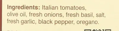 Communicates the product's ingredient composition to reassure shoppers about quality, freshness, and simplicity of ingredients.