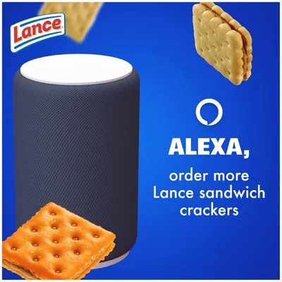 Demonstrates that the product is compatible with Alexa voice ordering, making it convenient for shoppers to reorder through their smart speaker.