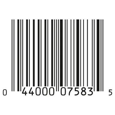Displays the product's barcode for scanning and identification purposes, providing essential product information for retail and inventory management.