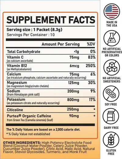 Provides detailed nutritional information and ingredient transparency to help shoppers understand what they are consuming and reassure them with certifications like Made in USA, No Artificial…