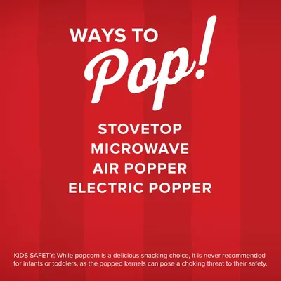 Demonstrates that the product can be used in multiple ways (stovetop, microwave, air popper, electric popper), highlighting its versatility and convenience for different cooking preferences.…