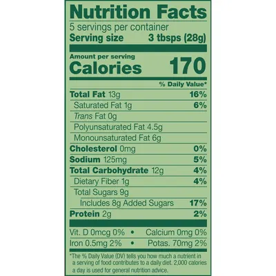 Provides detailed nutritional information to help shoppers make informed dietary decisions and understand the product's health profile.