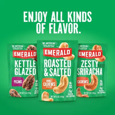 Showcases the brand's product lineup with multiple flavor options to help shoppers understand the variety available and choose their preferred flavor.
