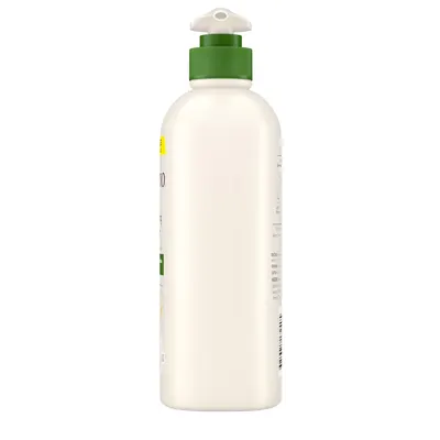 Provides a clean, catalog-style view of the product bottle with its pump dispenser on a pure white background, allowing shoppers to see the product clearly without distractions.
