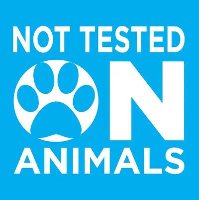 Communicates that the product is cruelty-free and not tested on animals, reassuring ethically-conscious shoppers.