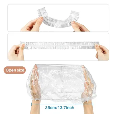 Demonstrates the product's stretchability and provides exact dimensional measurements to help shoppers understand the physical size and flexibility of the product. Highlights the product's…