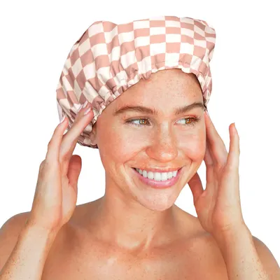 Shows the product being worn in a clean, catalog-style presentation to help shoppers visualize the item and its design pattern.