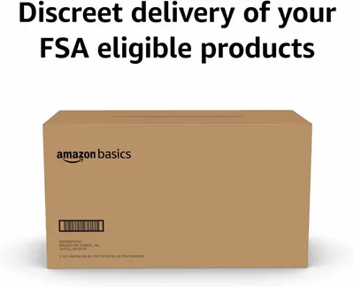 Reassures shoppers that FSA-eligible products will arrive in discreet, unbranded Amazon Basics packaging for privacy.