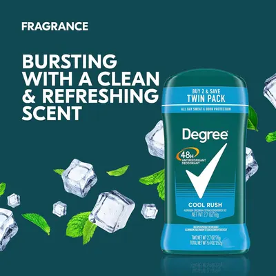Communicates the product's key benefit of delivering a clean, refreshing fragrance experience to appeal to shoppers seeking effective odor protection with a pleasant scent.