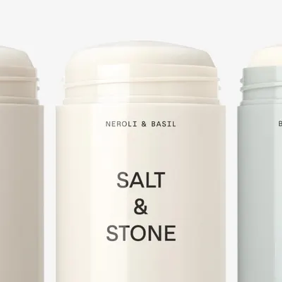 Showcases the brand's product lineup with minimalist aesthetic and brand name to communicate the brand's identity and help shoppers understand the available product options.