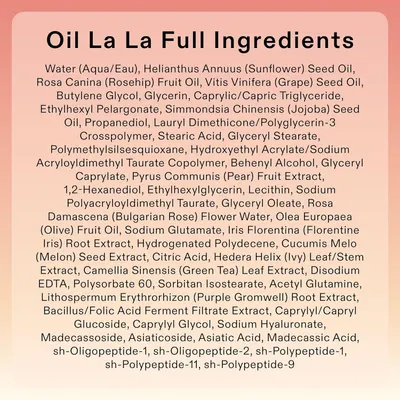 Provides complete ingredient transparency to reassure shoppers about product composition and help them make informed decisions based on ingredient preferences or sensitivities.