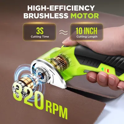 Demonstrates the internal motor technology and engineering of the product, using an exploded view to show the brushless motor components and reassure shoppers of the product's high-efficiency…