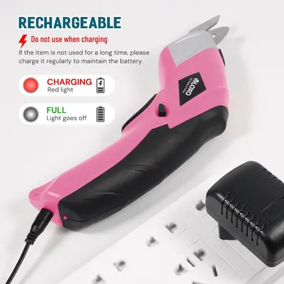 Explains how to charge the product and interpret the charging indicator lights, reassuring shoppers about proper battery maintenance and usage safety. Highlights that the product is rechargeable,…