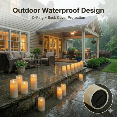 Communicates that the product is waterproof and designed for outdoor use, reassuring shoppers that it can withstand wet conditions and outdoor environments.