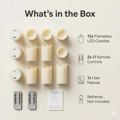 Shows the customer everything included in the package to set clear expectations about what they will receive and what additional items they may need to purchase separately.