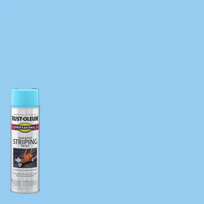 Provides a clean, distraction-free view of the Rust-Oleum striping paint can to help shoppers clearly see the product packaging and branding.