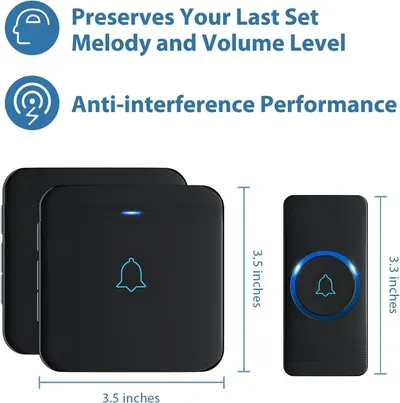 Communicates the physical size of the product (3.5 inches x 3.5 inches and 3.3 inches) to help shoppers understand how compact and space-efficient the device is. Highlights two distinct technical…