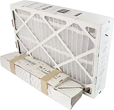 Provides a clean, catalog-style view of the air filters in their packaging on a white background, allowing shoppers to see the product clearly without distractions.