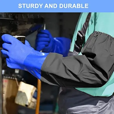 Communicates that the gloves are built to withstand tough conditions and heavy use, reassuring shoppers of their long-lasting quality.