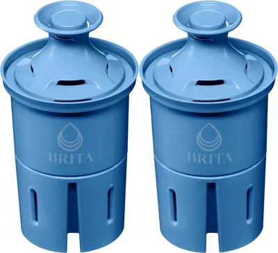Displays the physical product (Brita water filters) in a clean, catalog-style format to show exactly what the customer will receive.
