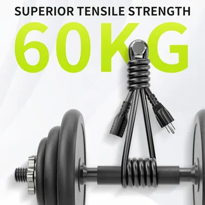 Communicates the product's exceptional strength rating of 60KG to reassure shoppers of its durability and load-bearing capacity. Highlights the product's superior tensile strength as a key benefit,…