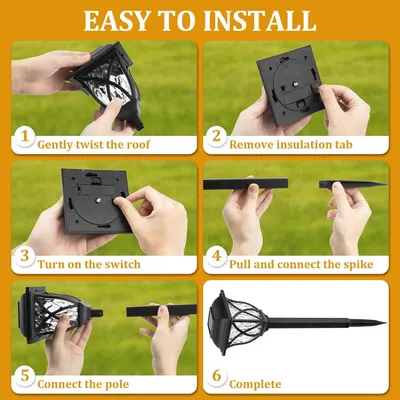 Demonstrates the step-by-step installation process for the product, reassuring shoppers that setup is simple and straightforward with clear visual instructions.