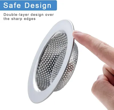 Communicates that the product features a double-layer design covering sharp edges to prevent cuts or injuries during handling, reassuring shoppers about safe usage. Highlights the safety benefit of…