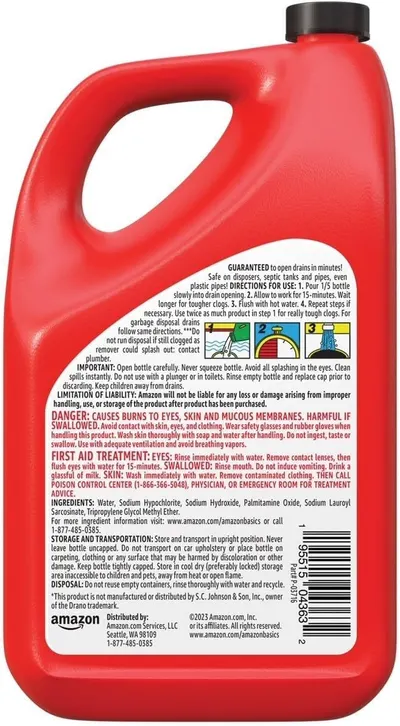 Provides detailed step-by-step instructions on how to use the drain opener product safely and effectively, including timing and application method.