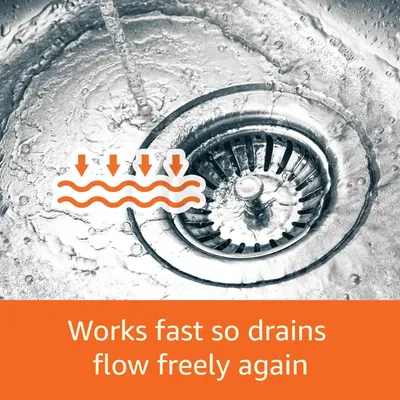 Communicates that the product works quickly to clear drains and restore water flow, reassuring shoppers of its effectiveness and speed.