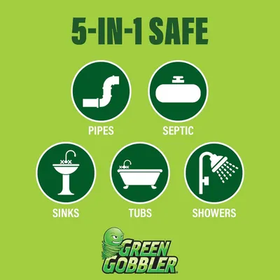 Demonstrates the versatility of the product by showing it is safe and effective for five different plumbing applications, reassuring shoppers of its broad compatibility and usefulness throughout…