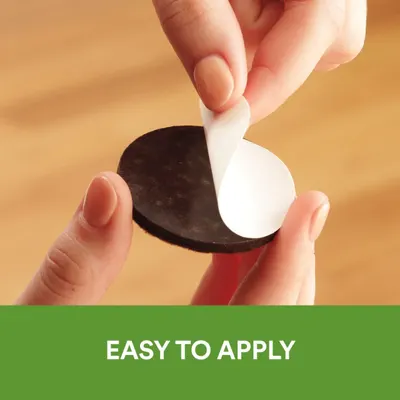 Demonstrates how simple it is to apply the product by showing a hand peeling off the backing, reassuring shoppers that installation or use requires minimal effort. Highlights the ease-of-use benefit…