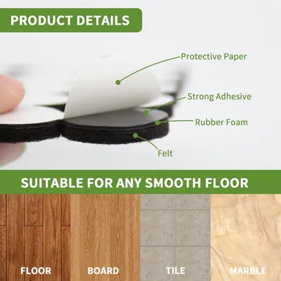 This image breaks down the physical layers of the product to show shoppers exactly what materials it's made of and how it's constructed, while also demonstrating its compatibility with multiple…