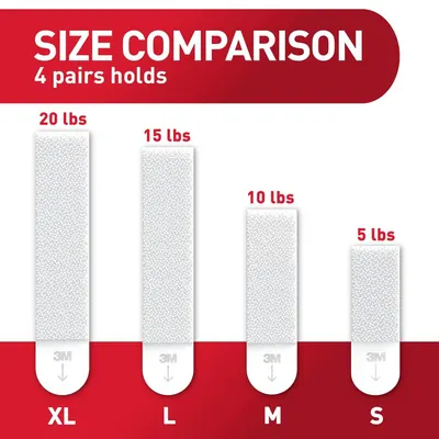 Helps shoppers understand which size option to choose by showing the weight capacity each size can hold, making it easier to select the right product for their needs.