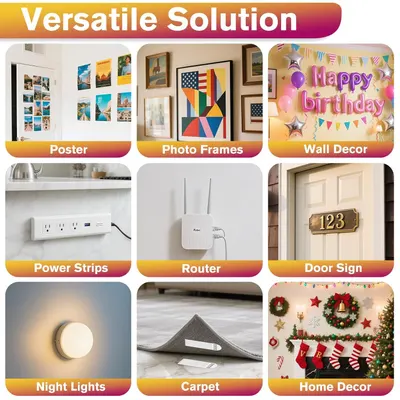 Demonstrates the product's versatility by showing nine different applications or use cases where it can be applied, reassuring shoppers that it works across multiple environments and purposes.