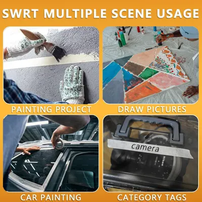 Demonstrates the product's versatility by showing four distinct use scenarios, reassuring shoppers that this product can be used across multiple creative and practical applications.