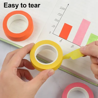 Communicates that the tape product is easy to tear by hand, emphasizing convenience and ease of use for the shopper.