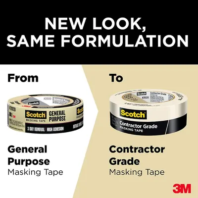 Informs shoppers that the product packaging has been updated from 'General Purpose' to 'Contractor Grade' branding, but the formulation remains the same, providing reassurance during the transition.